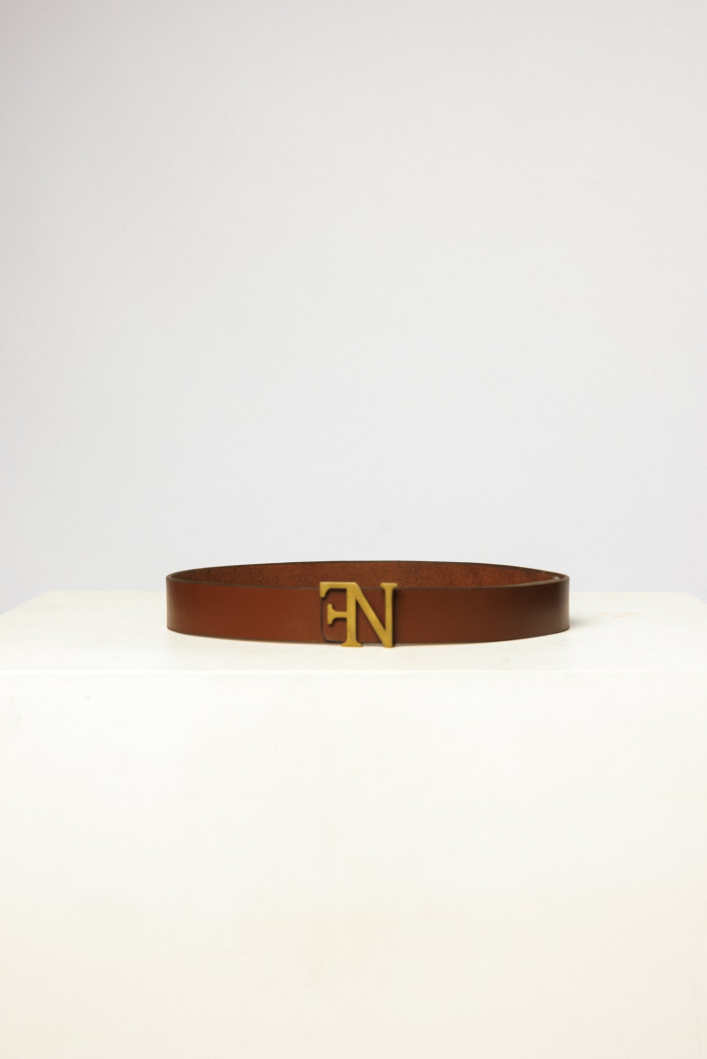 Forenaire Leather Belt - Brown